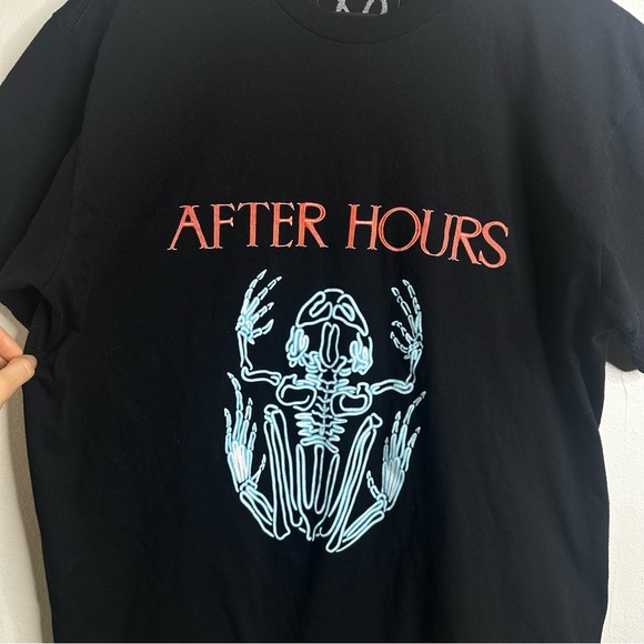XO The Weeknd After Hours Frog X-ray Band Tee Large - Picture 3 of 6